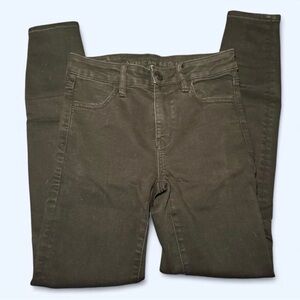 American Eagle Outfitters Hi-Rise Jeggings in Black, Size 4